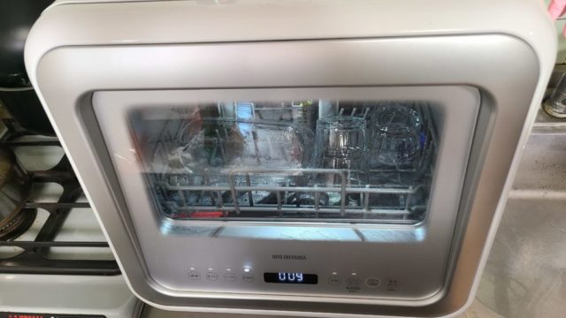 アイリスオーヤマ食洗機　窓付きKISHT-5000-W